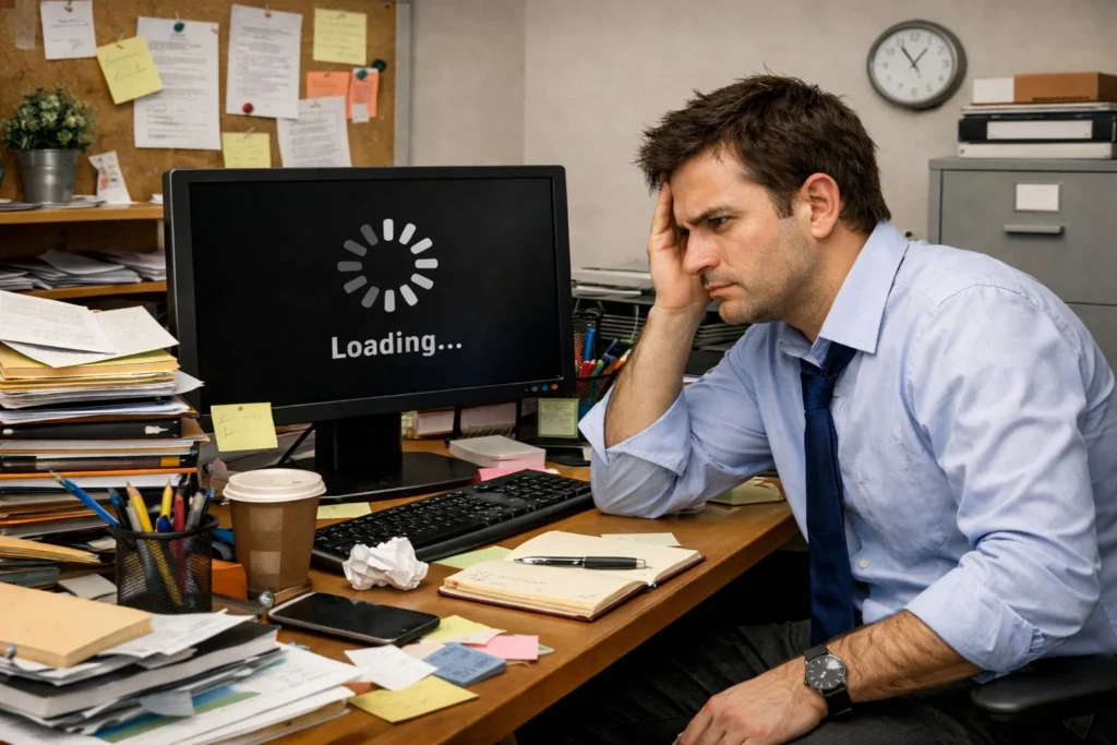 Equipos lentos, uno de los problemas tecnológicos más comunes en empresas pequeñas