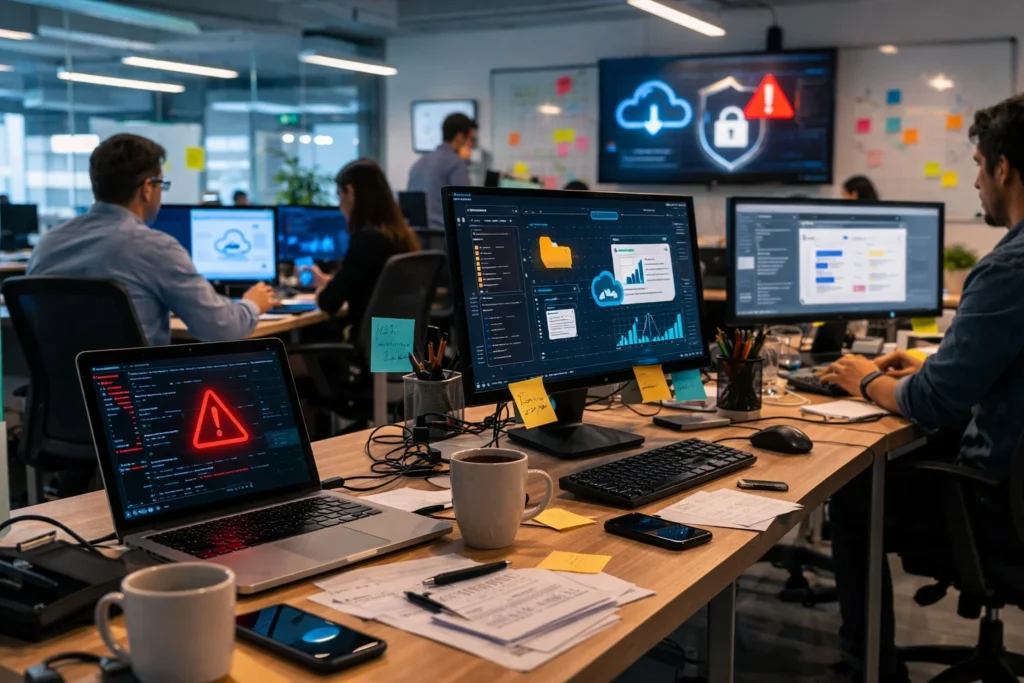 Empresa sin gestión de seguridad informática — riesgos tecnológicos invisibles