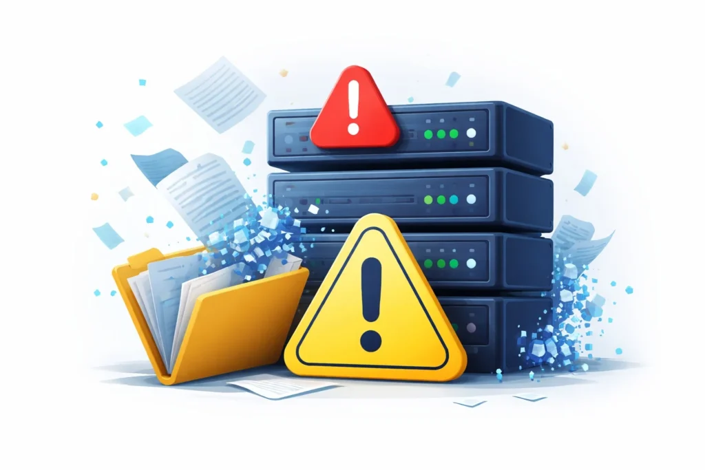 Falta de respaldos verificados en empresas — riesgo de pérdida de información