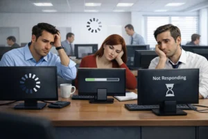 Lee más sobre el artículo Por qué las computadoras de tu empresa están lentas y cómo solucionarlo