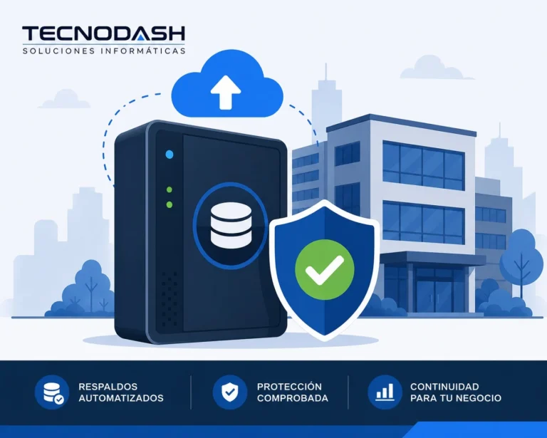 Respaldo de información empresarial verificado y protegido para pymes